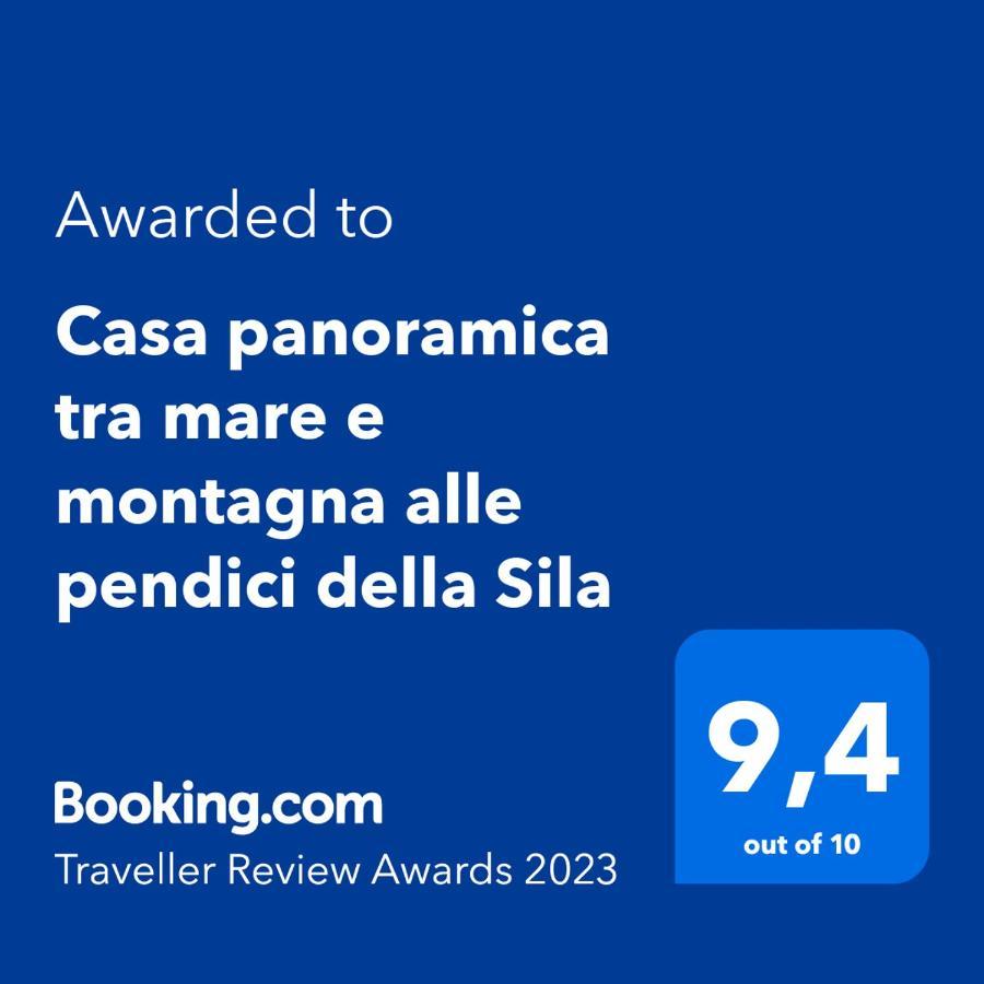Casa panoramica tra mare e montagna alle pendici della Sila Bianchi Esterno foto